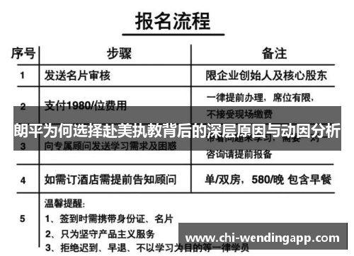 朗平为何选择赴美执教背后的深层原因与动因分析 朗平为何选择赴美执教背后的深层原因与动因分析